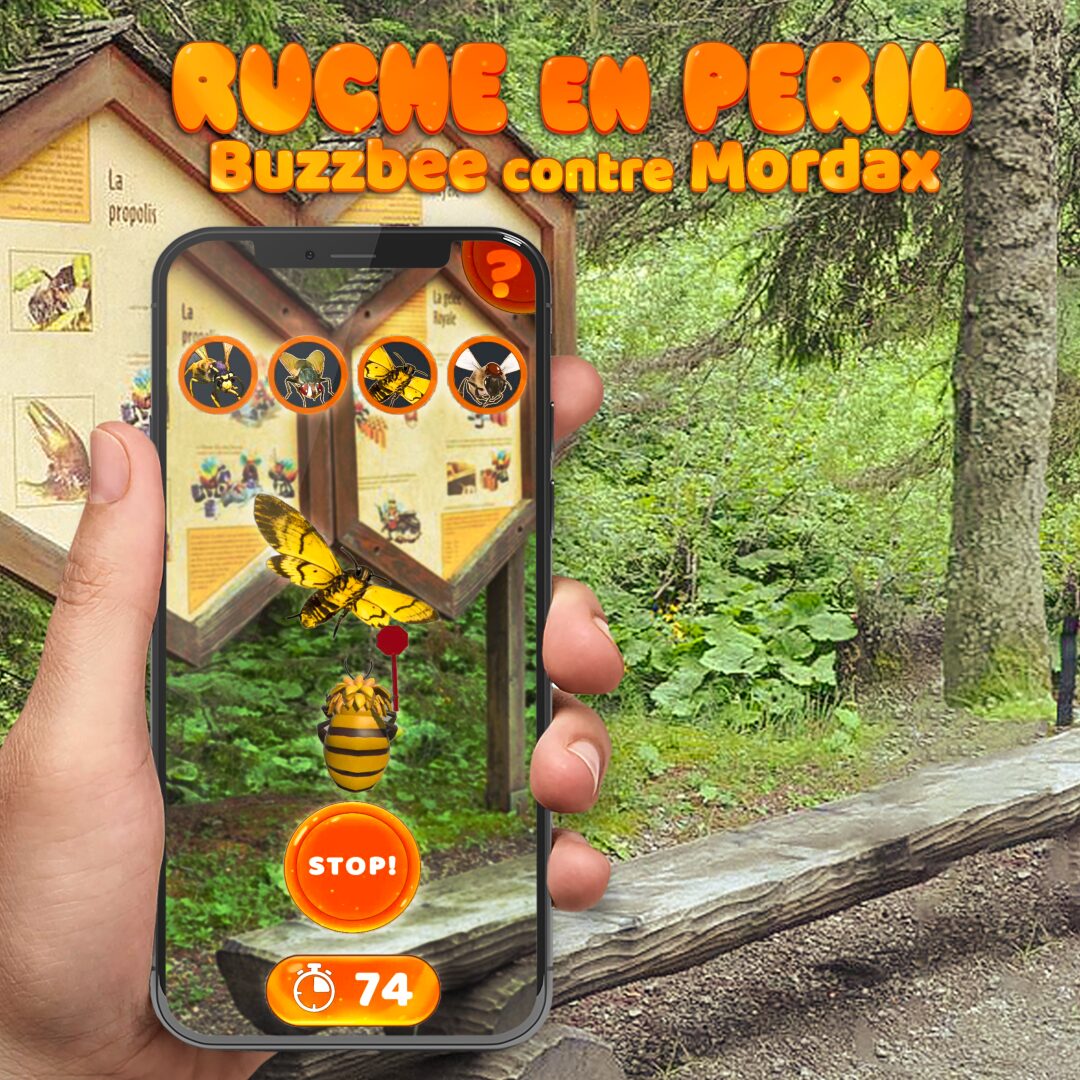 jeu fascinant en réalité augmenté pour les enfants pour découvrir le monde des abeilles